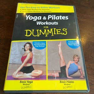 2 DVDs Yoga & Pilates Workouts for DUMMIES Basic Yoga Basic Pilates